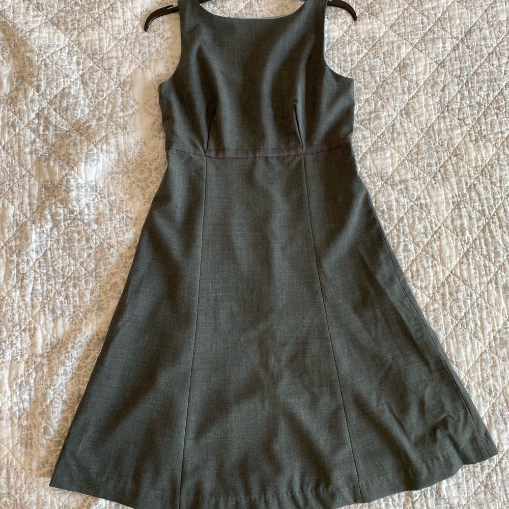GAP dress, knee length, size 8, dark grey color